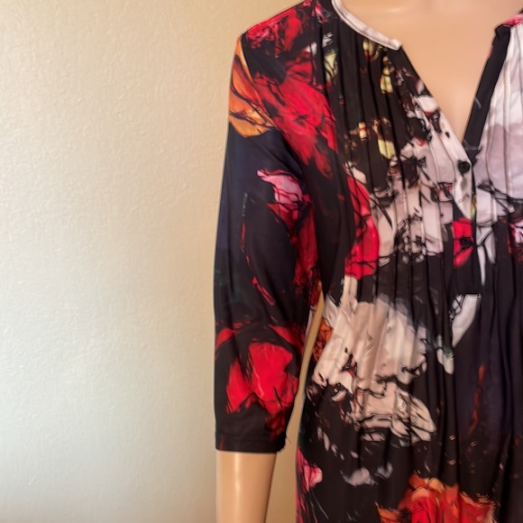 Sunflower by Firmiana NEW Multi-Colored Long Top Sz 1X - Picture 3 of 5